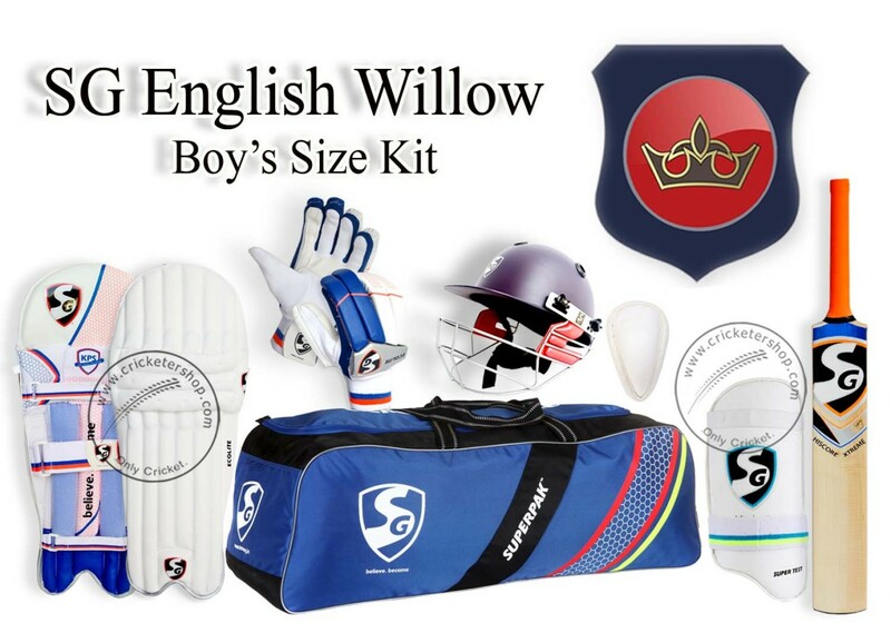 SG Youth Size English Willow Complete Cricket Kit