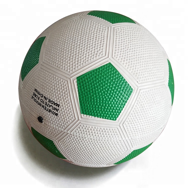 Low Price Rubber Pebble Surface Professional Soccer Balls Football