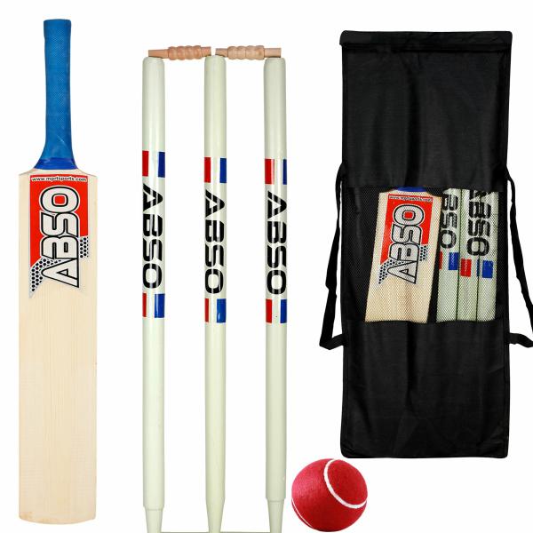 Wooden Cricket kit Bat Size 5 for Age Group 9-11 Years